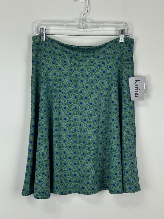 Karina Easy Dress Dresses & Skirts - NWT Karina Easy Dress Women's Blue Teal Stretch Skirt M/L Flirty Rockabilly